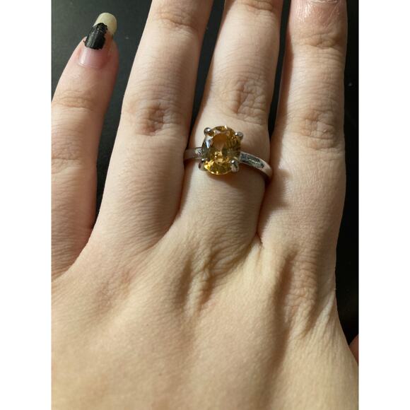 Silver Fashion cz ring 8.5 - Picture 3 of 3